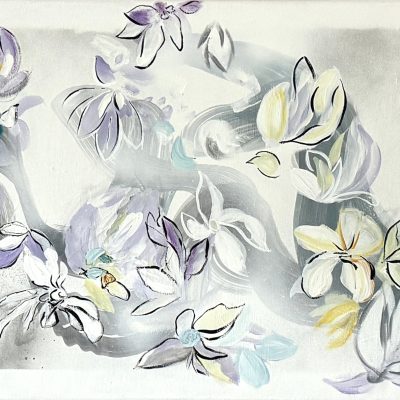 Lila Flüstern der Natur, 50 x 100 cm