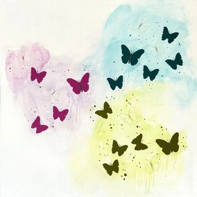 Hoch hinaus, 80 x 80 cm