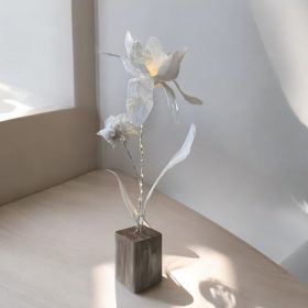 Blume mit Beleuchtung